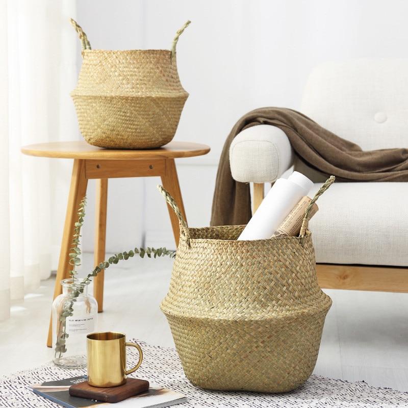 Panier Jonc de Mer pour Plante d'Intérieure