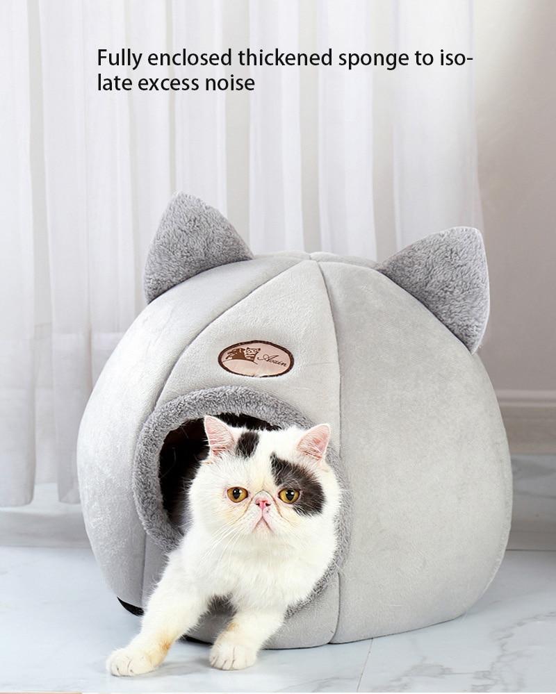 Panier Niche Pour chat Gris Kitty