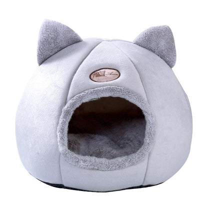 Panier Niche Pour chat Gris Kitty - Gris Clair / L 