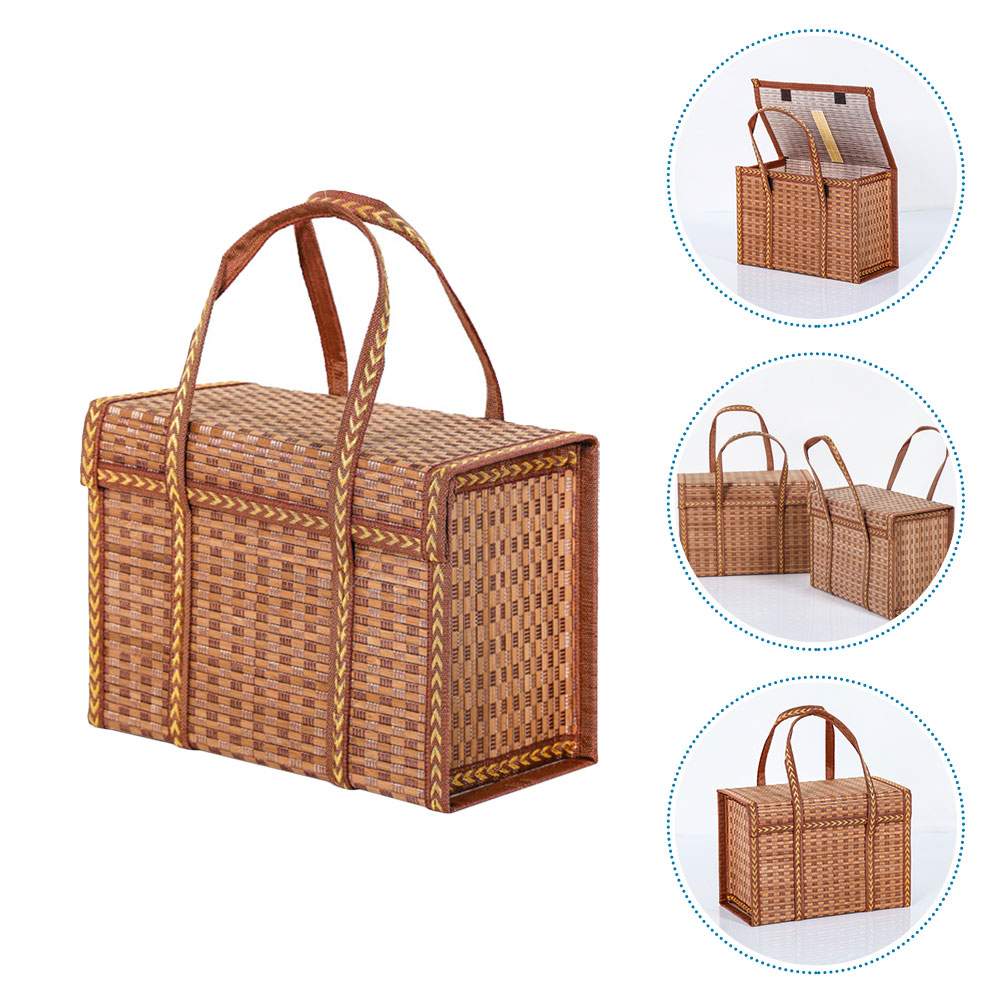 Grand Panier Pique-Nique Tissé