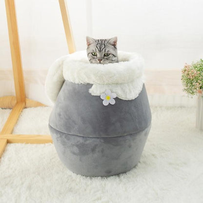 Panier Pour Chat Original Evolutif Vert - Gris / Taille L - 