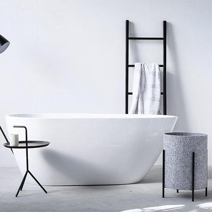 Panier sur Pied Design Gris