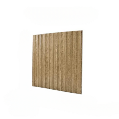 Panneau Mural Effet Bois Texturé et Cannelé