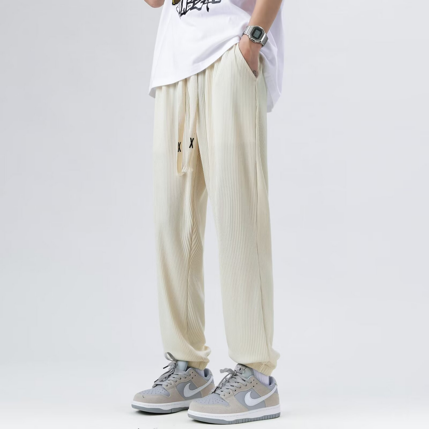 Pantalon japonais plissé