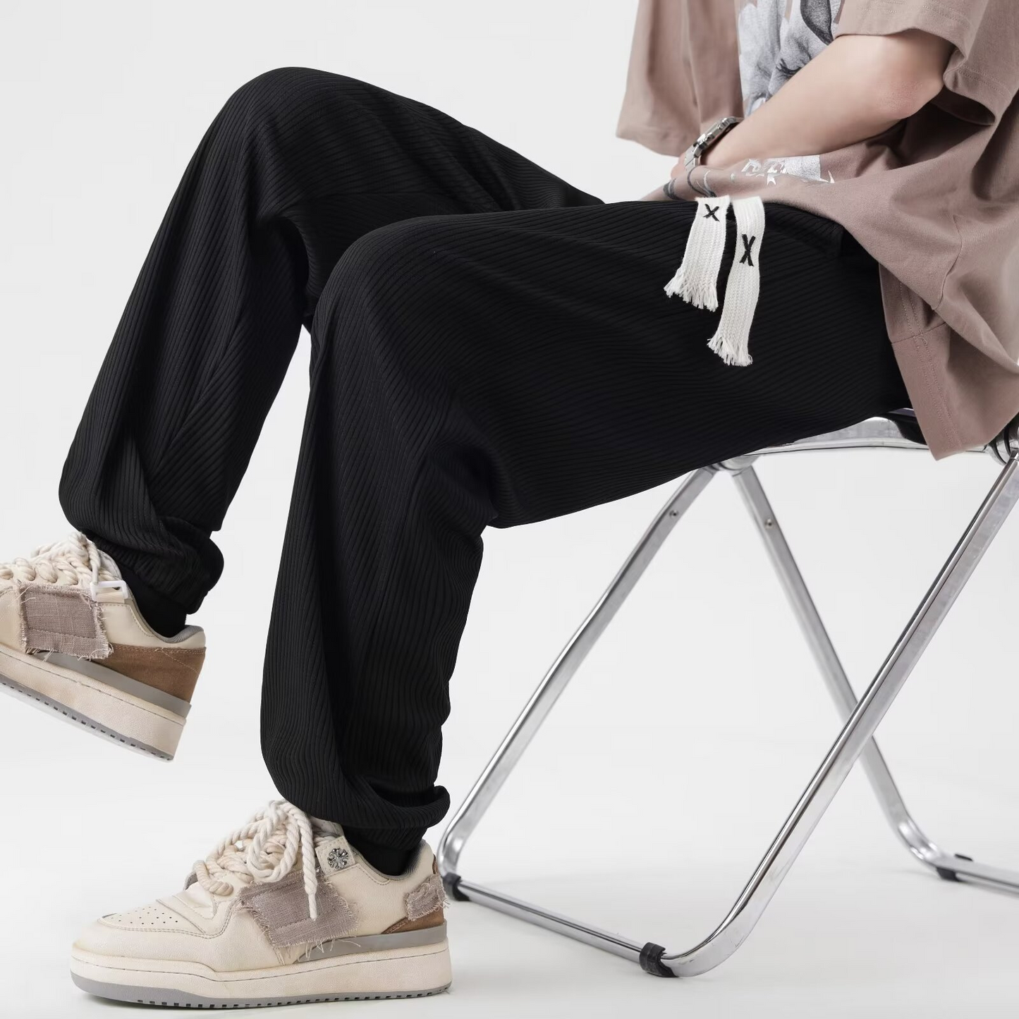 Pantalon japonais plissé