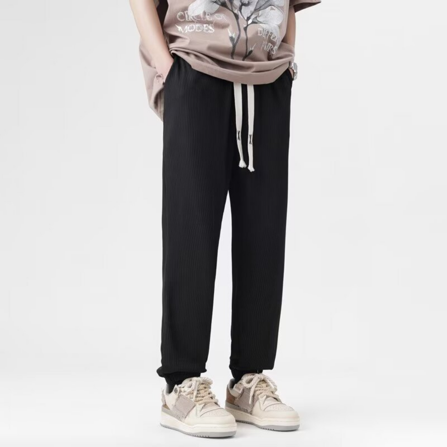 Pantalon japonais plissé