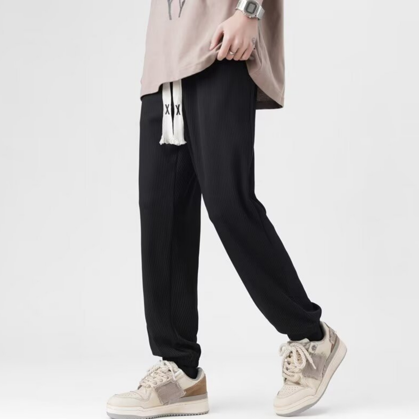 Pantalon japonais plissé