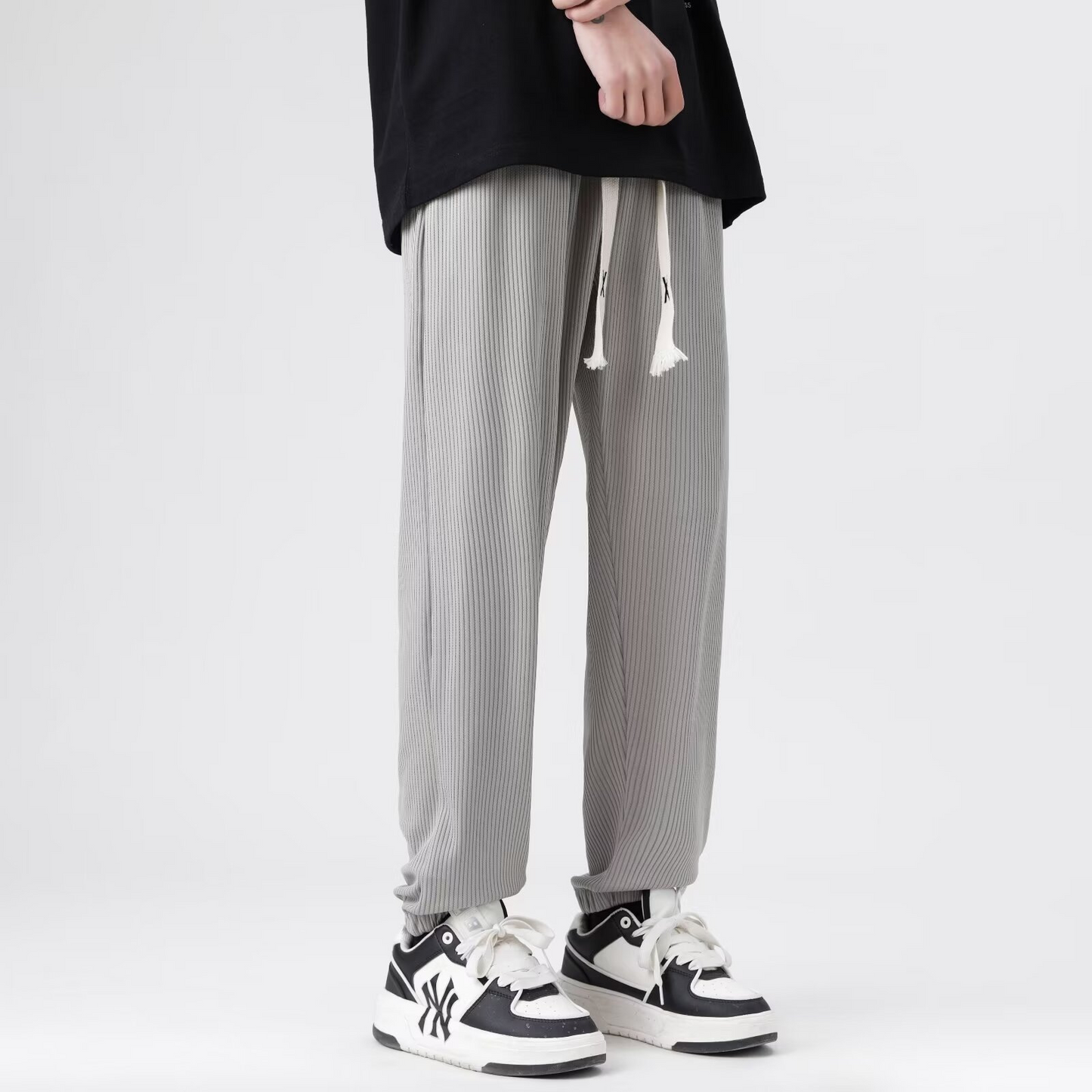 Pantalon Large Plissé ’Ice Ice’ - Gris / S