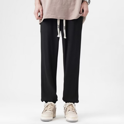 Pantalon Large Plissé ’Ice Ice’ - Noir / S