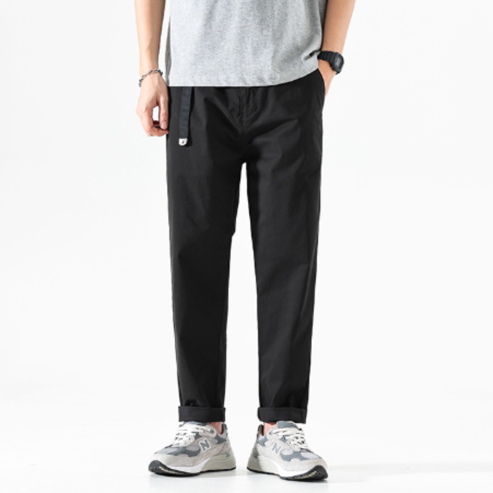 Pantalon Large Streetwear ’Anokima’ - Noir / M