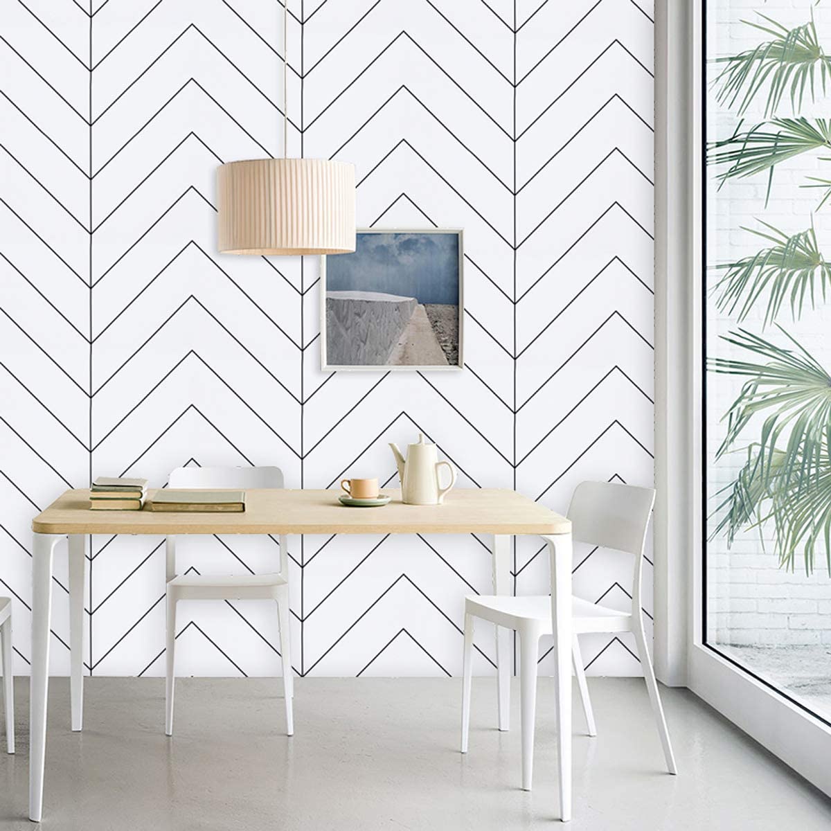 Papier Peint Géométrique Scandinave