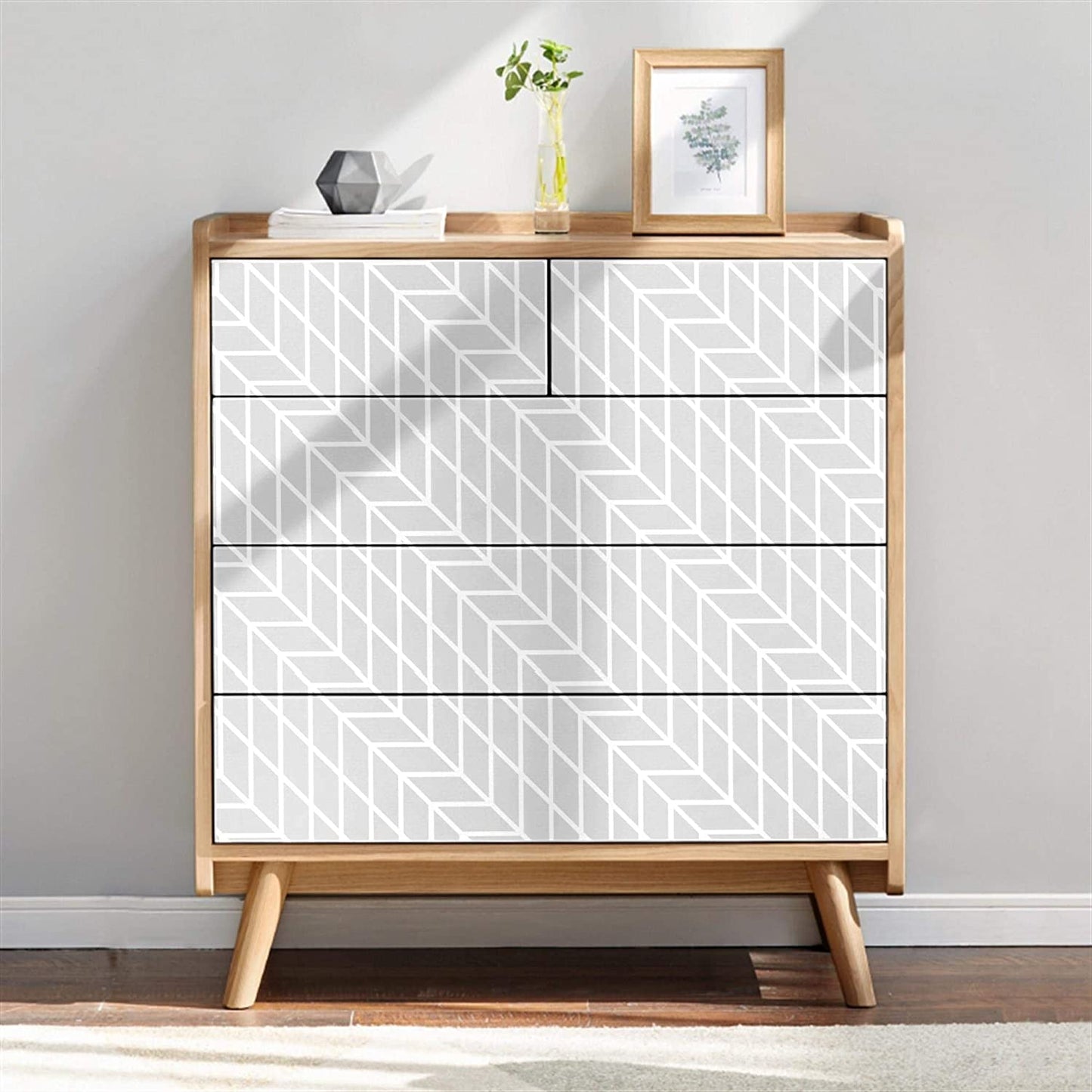 Papier Peint Géométrique Gris