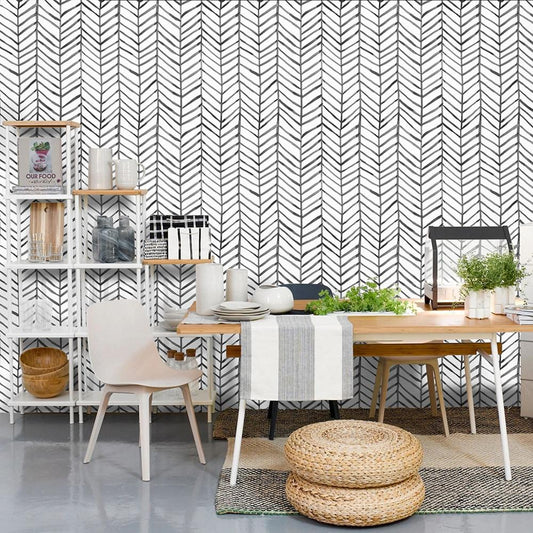 Papier Peint Scandinave Style - 1mx45cm