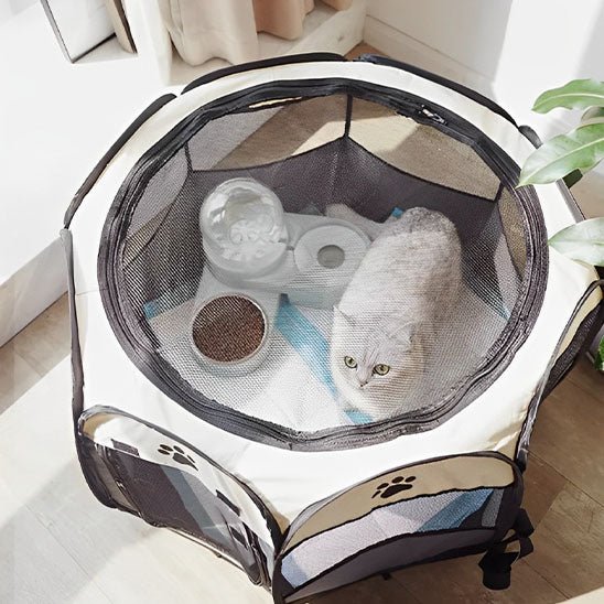 parc pour chat pliable