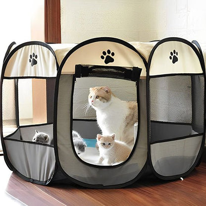 parc pour chat pliable