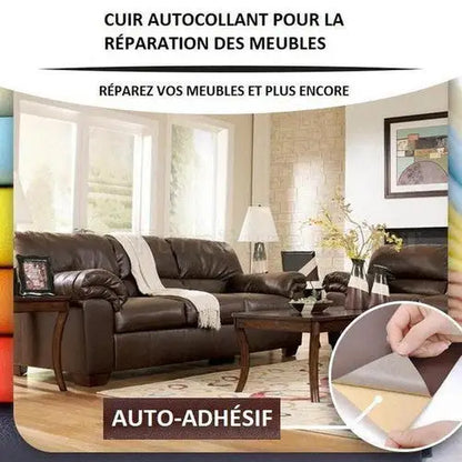Patchs auto-adhéifs RénoCuir - Kit de réparation de Cuir
