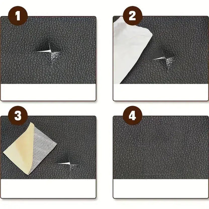 Patchs auto-adhéifs RénoCuir - Kit de réparation de Cuir