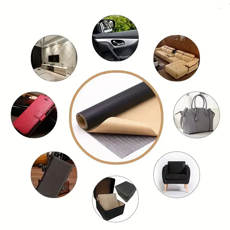 Patchs auto-adhéifs RénoCuir - Kit de réparation de Cuir