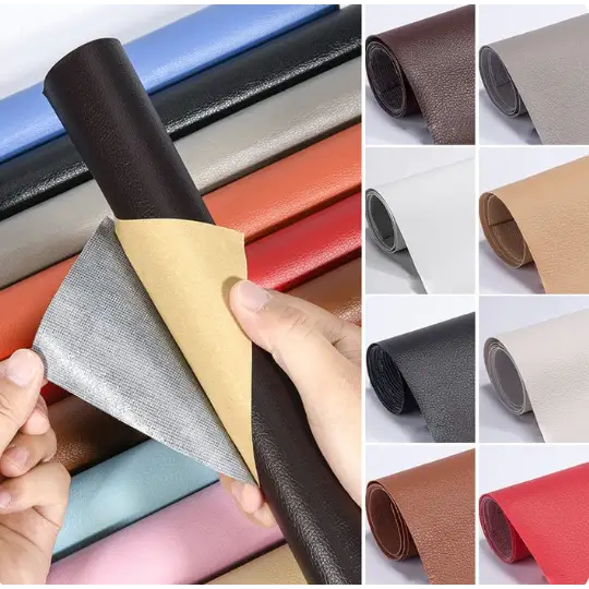 Patchs auto - adhéifs RénoCuir - Kit de réparation Cuir Noir