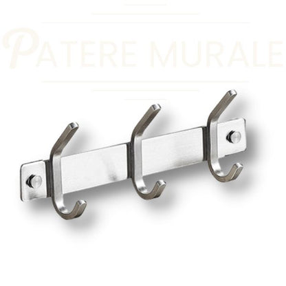 patère acier inox 3 crochets