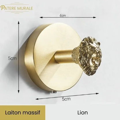Patère en laiton