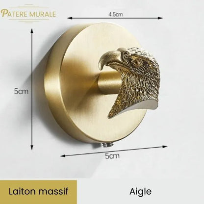 Patère en laiton