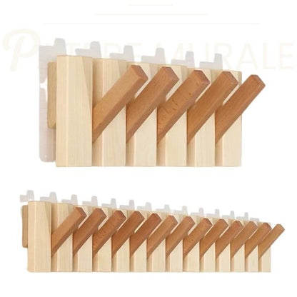 Porte manteau bois massif