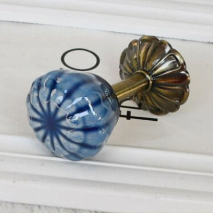 Patère céramique citrouille