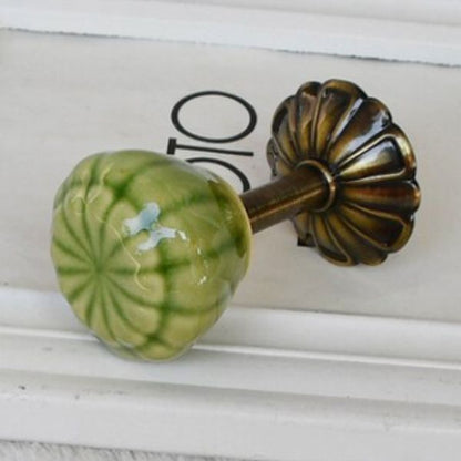 Patère céramique citrouille