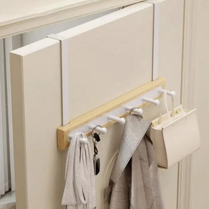 Porte-manteau suspendu porte bambou