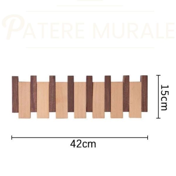 Patere double