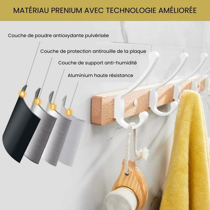 Porte manteau bois design