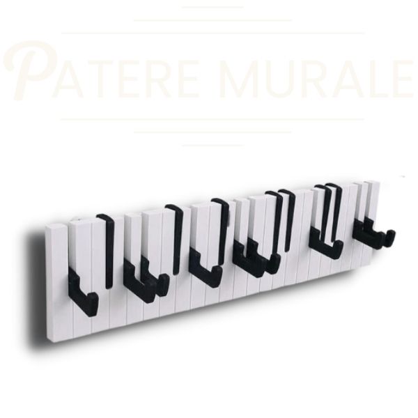 Porte manteau chambre blanc et noir
