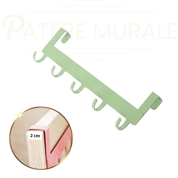 patère pour porte verte