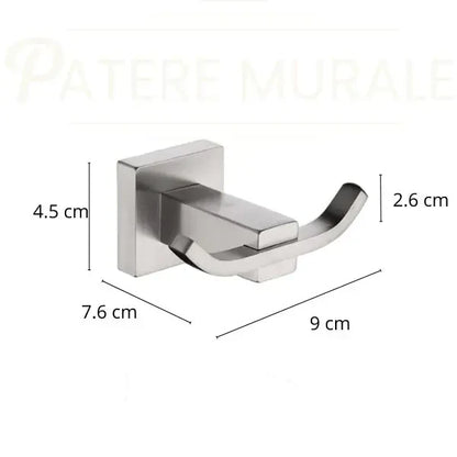 Patere salle de bain inox
