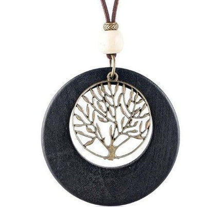 Pendentif Bois - Arbre