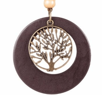 Pendentif Bois - Arbre