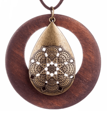 Pendentif Bois - Zen