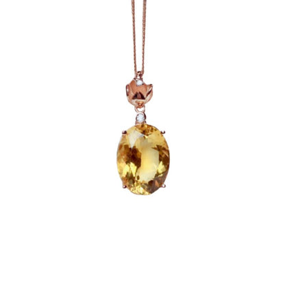 Pendentif citrine