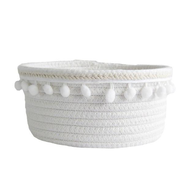 Petit Panier à Linge Enfant blanc 