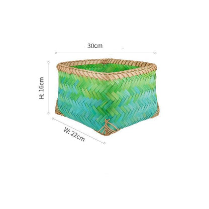 Petit Panier à Linge en Bambou Salle de Bain Tao Dan
