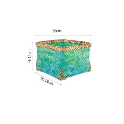 panier de salle de bain taille xs bleu