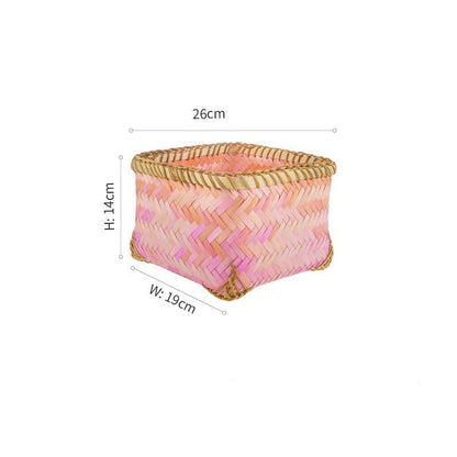 panier de salle de bain taille xs rose