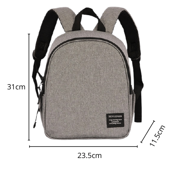 Petit Sac à Dos Isotherme Gris