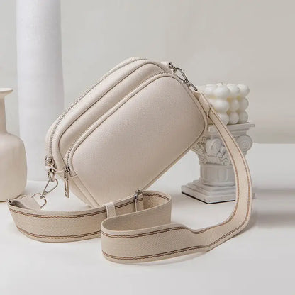 Petit Sac Bandoulière Femme Beige