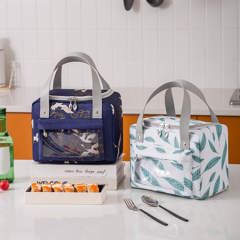 Petit Sac Isotherme Repas Feuilles