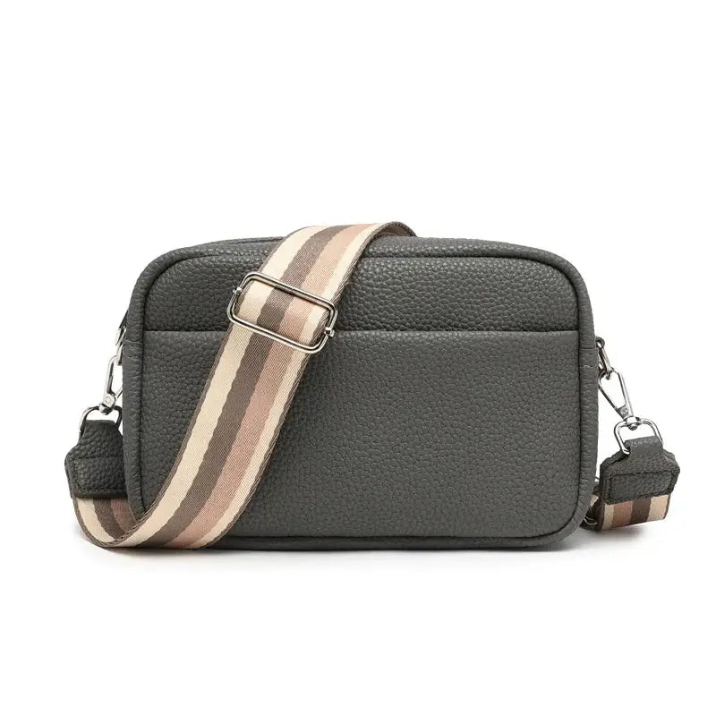 Petit Sac en Bandoulière Femme Gris