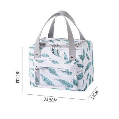 Petit Sac Isotherme Repas Feuilles