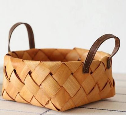 Petite Panière à Linge Bambou Mahinatea