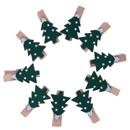 Petite Pince à Linge Déco - Petits Sapins